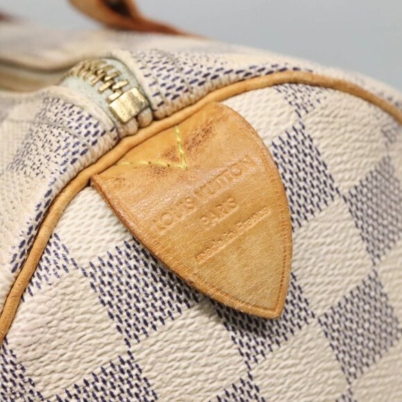 LOUIS VUITTON Damier Azur Speedy 25 Hand Bag - Picture 11 of 16